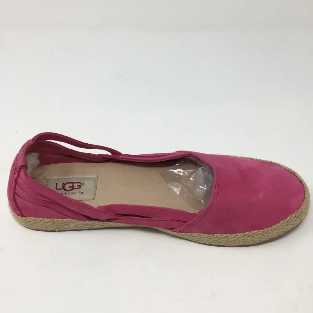 Ugg Cicily Pink Huarache Espadrilles  6